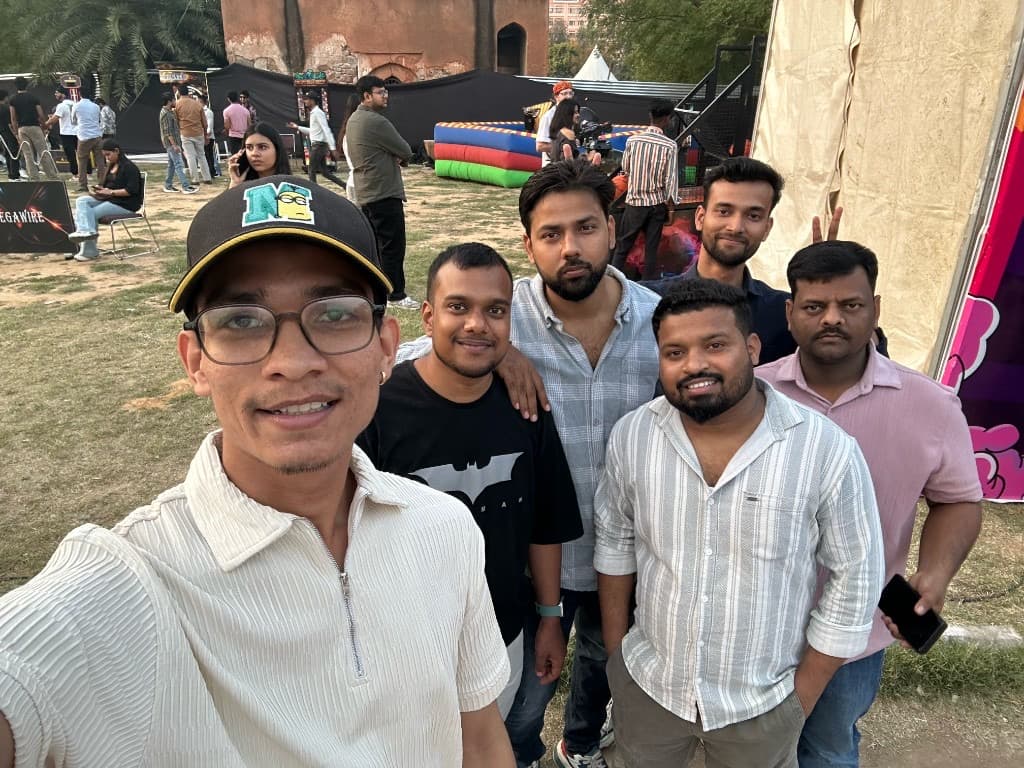 Plutonic team outdoor outing selfie